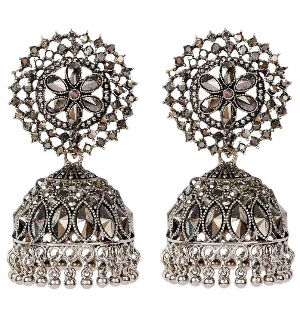 Sparkling Traditions: Handcrafted Jhumki Earrings for Modern Elegance