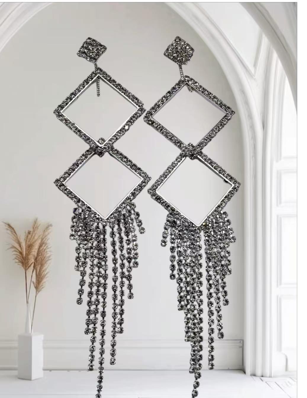 Dreamy Silver-Plated Drop Earrings – Lightweight & Elegant