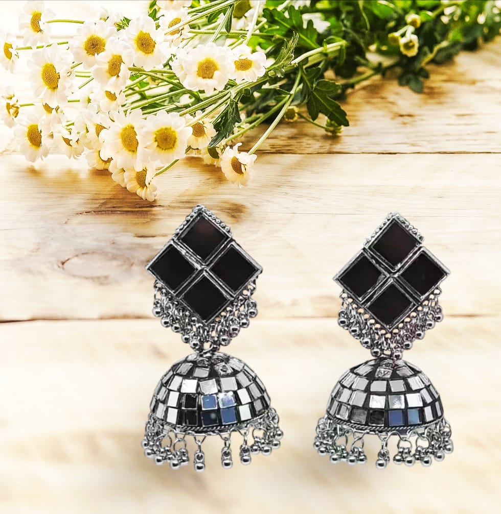Shimmering Legacy: Crafted Jhumki Earrings for Modern Grace