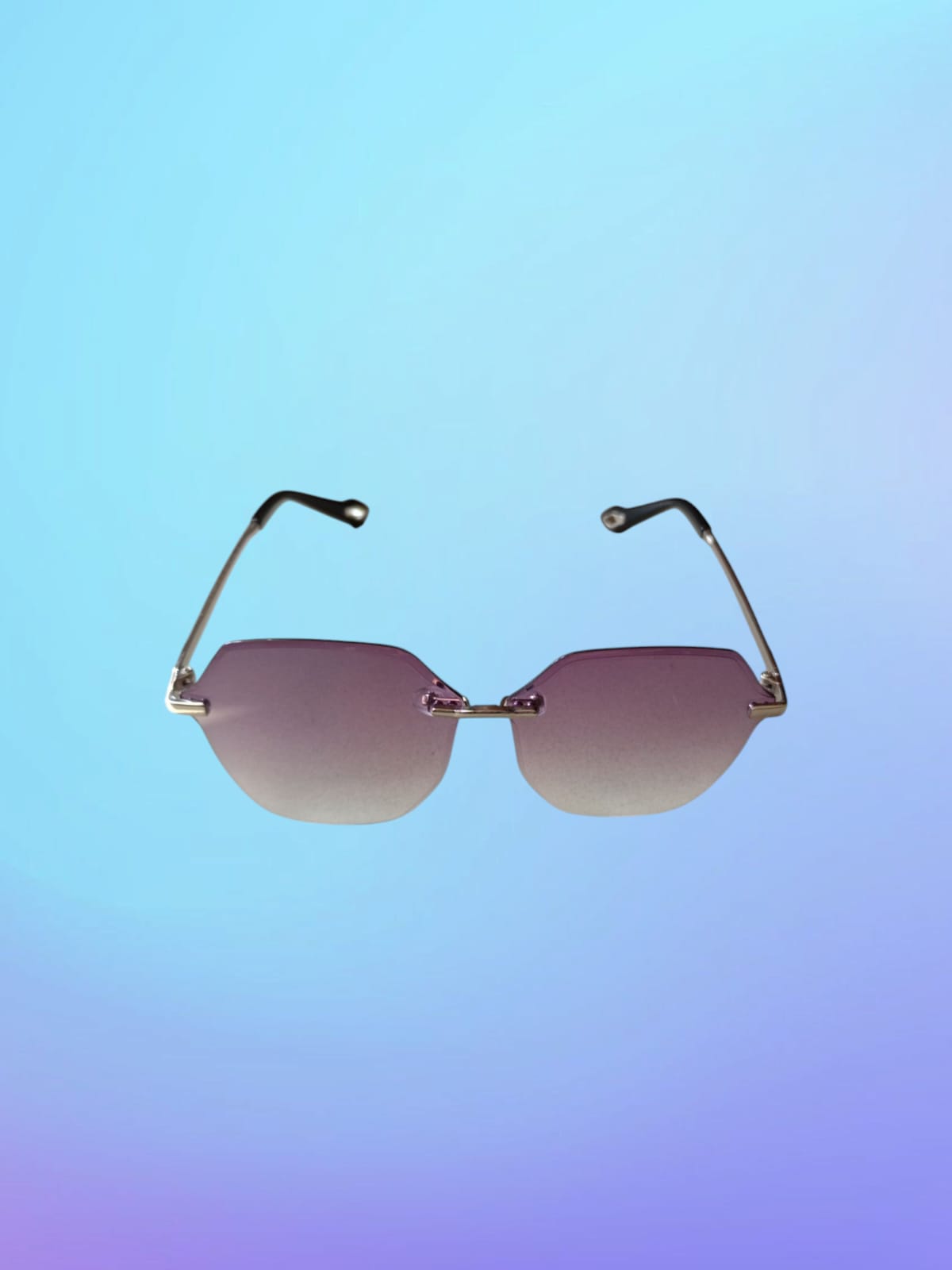 Elegance Rimless Gradient Sunglasses