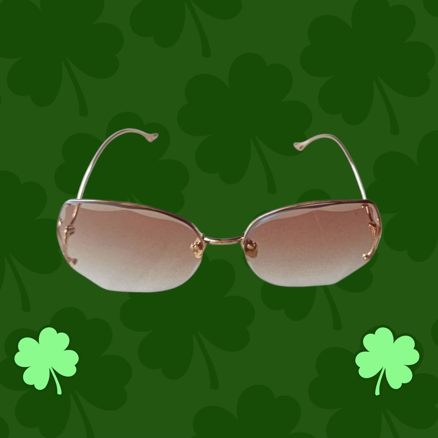 Golden Aura Gradient Sunglasses