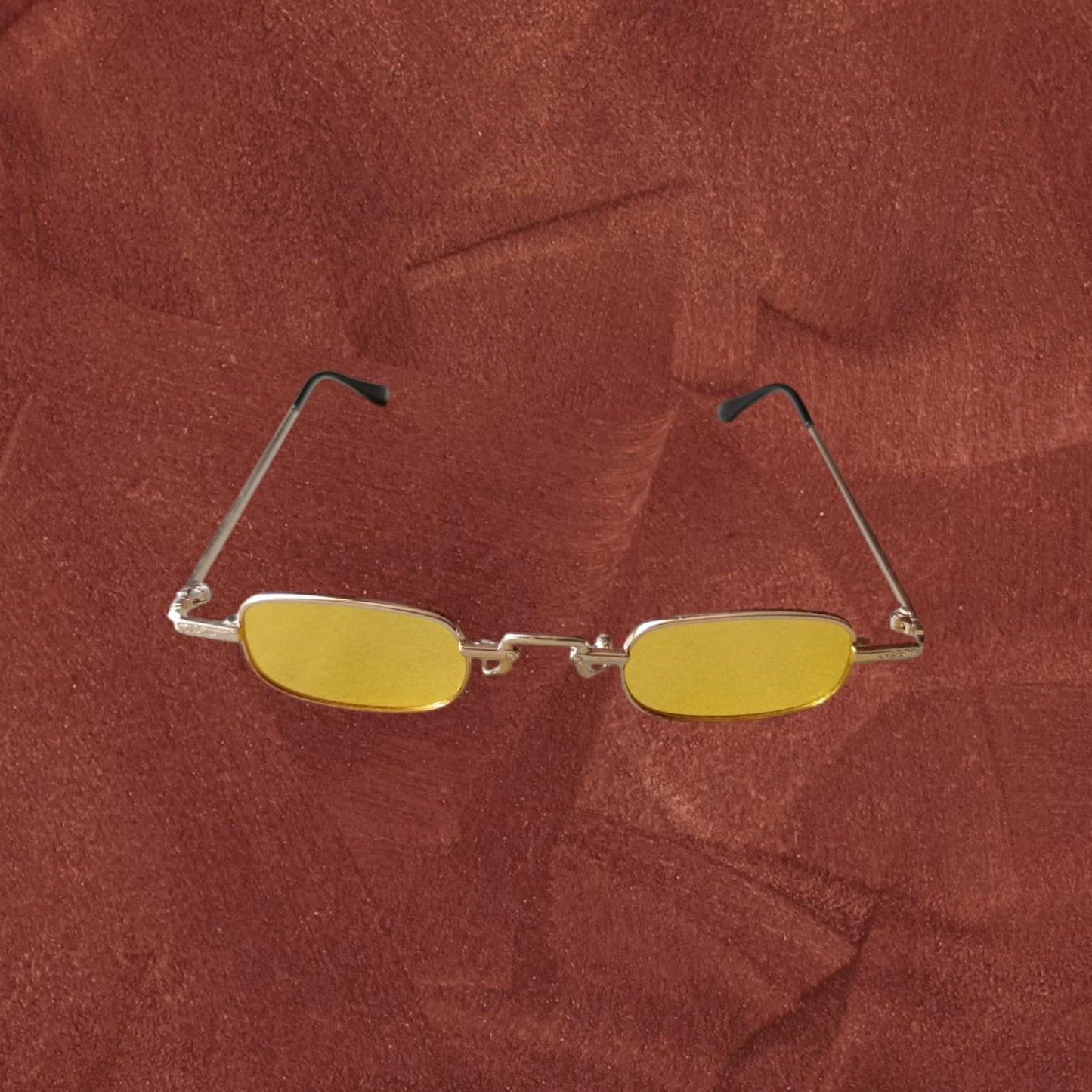 RetroVision Gold-Tint Sunglasses