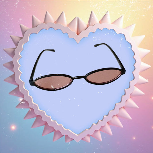 Retro Chic Oval Sunglasses