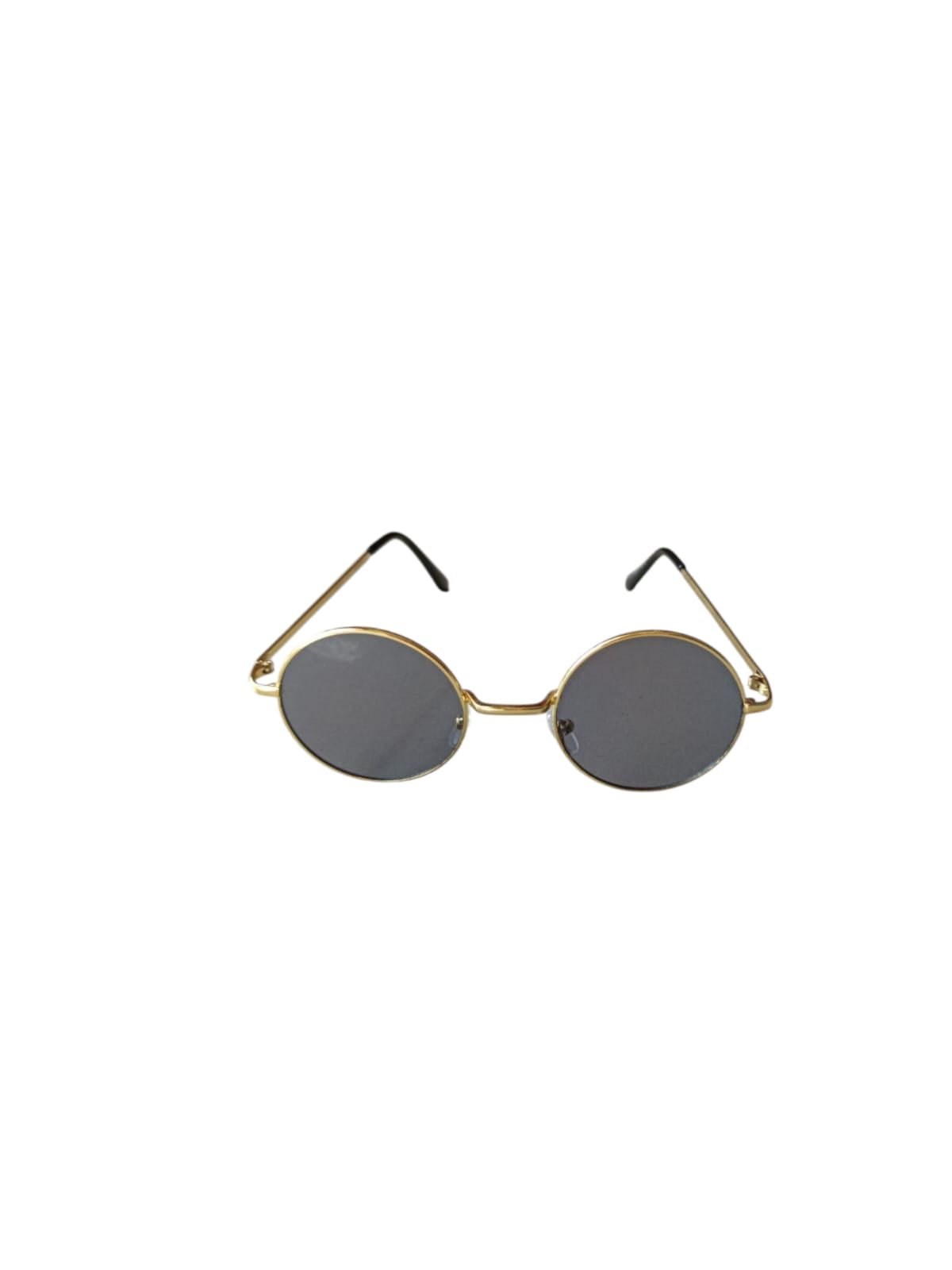 Retro Gold Round Sunglasses