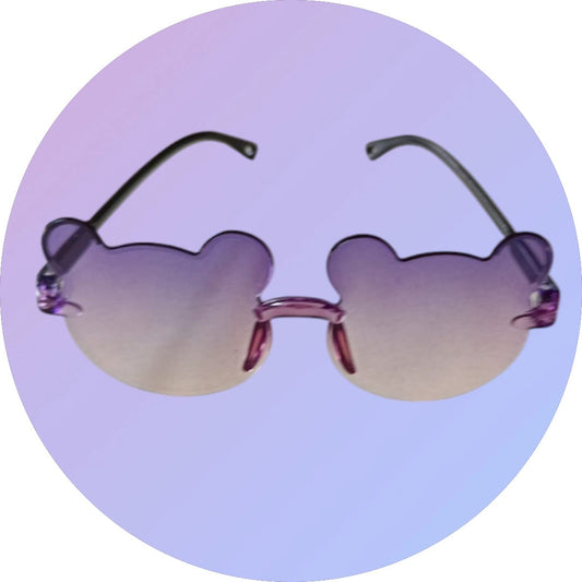 Whimsical Bear Frame Sunglasses