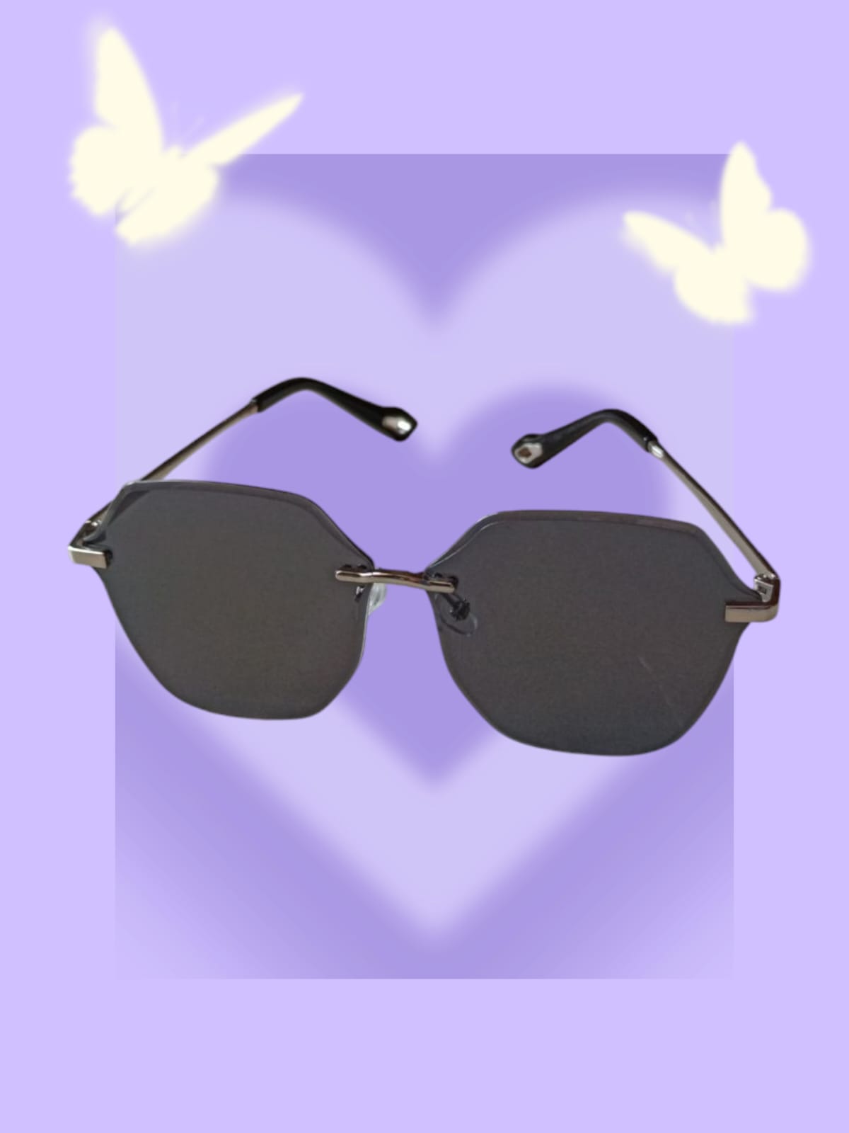 Modern Edge Hexagonal Sunglasses