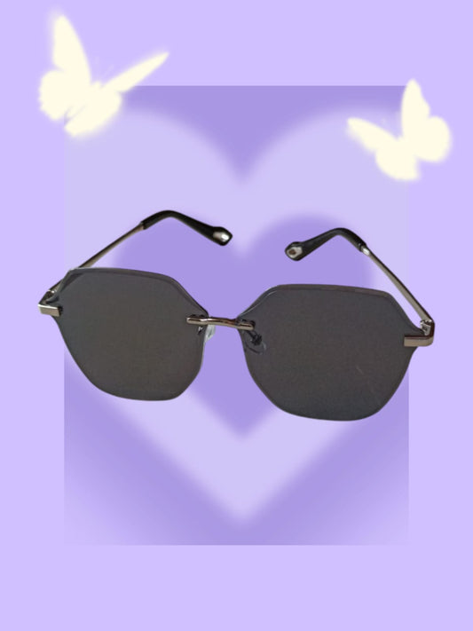 Modern Edge Hexagonal Sunglasses