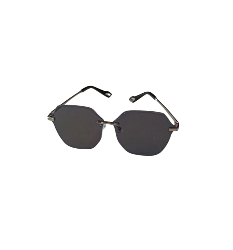Modern Edge Hexagonal Sunglasses