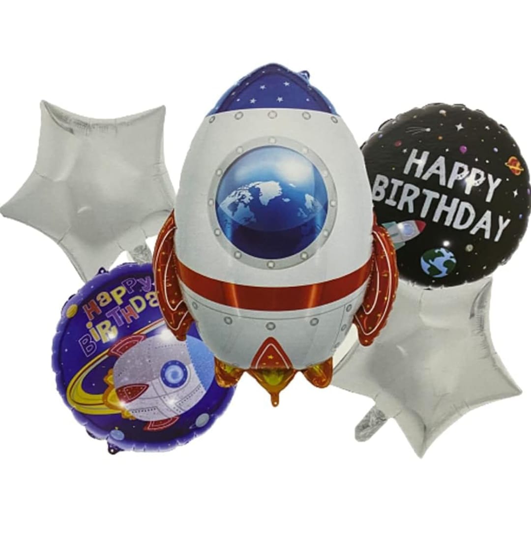 Birthday Balloon Decoration Set – 5 Pcs