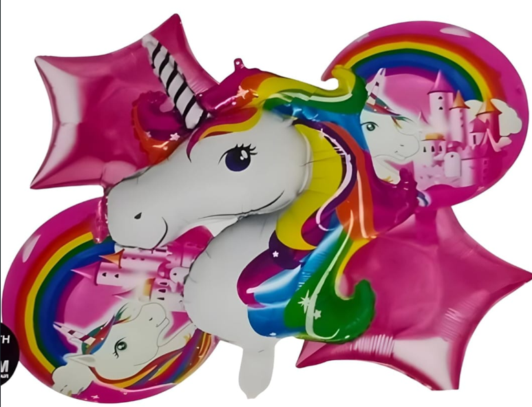 Birthday Balloon Decoration Set – 5 Pcs