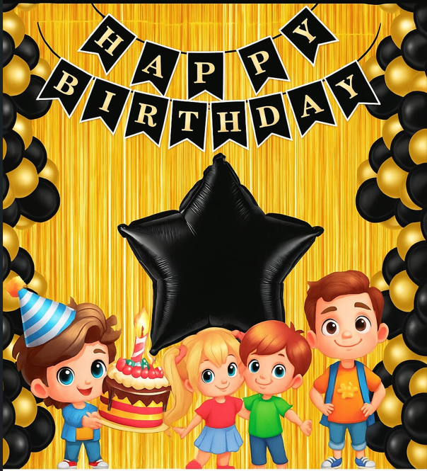 Grand Birthday Party Balloon Combo – 24 Pcs