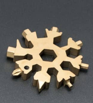 18-in-1 Snowflake Multi-Tool – Compact Pocket Gadget