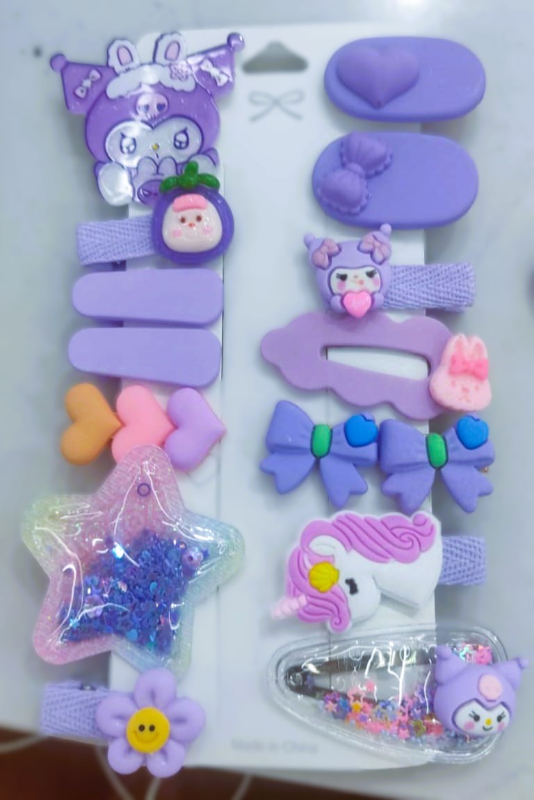 Set of 14 Stylish Hair Clips