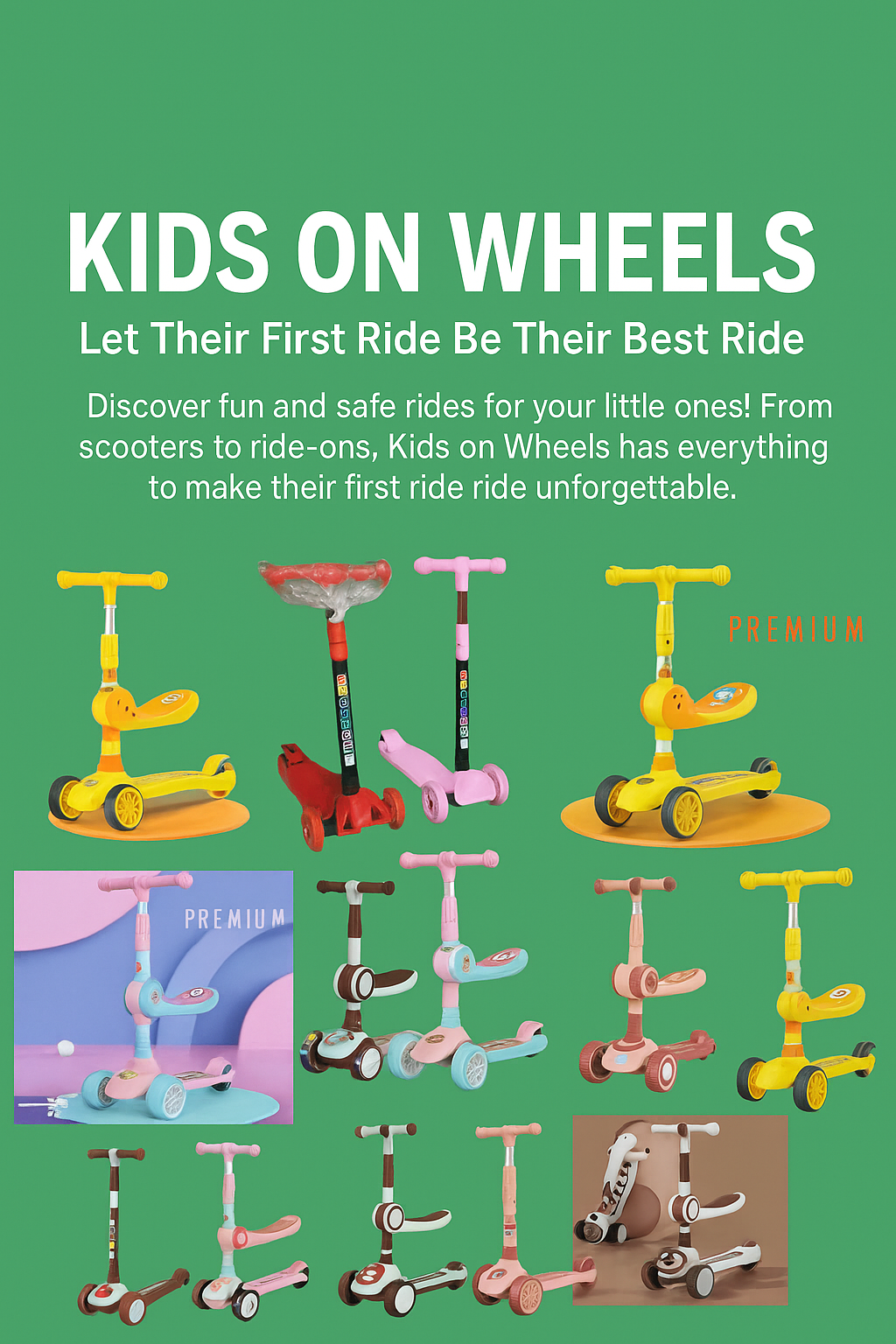 Kids on Wheels - Let Their First Ride Be Their Best Ride
