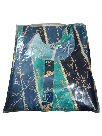 Women’s / Ladies Printed Kurtis – with Button Design