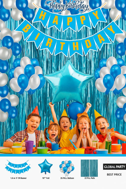 Grand Birthday Party Balloon Combo – 24 Pcs