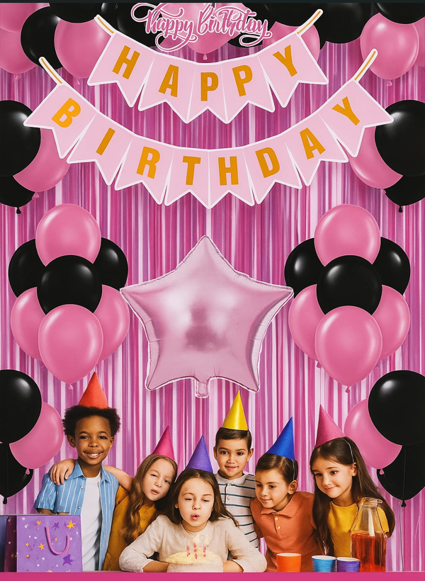 Grand Birthday Party Balloon Combo – 24 Pcs