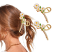 Daisy Bloom Hair Claw Clip  Golden Daisy Flower Hair Claw Clip – Stylish Floral Hair Accessory for Women & Girls