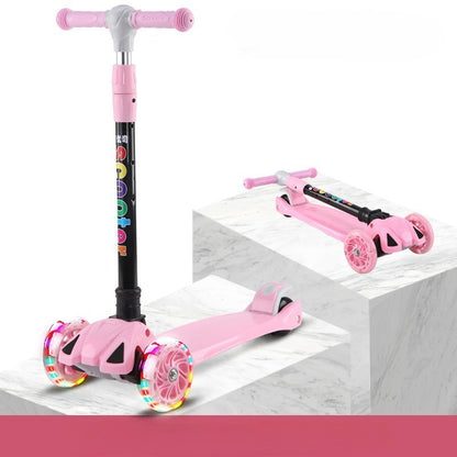 Junior Rider 3-Wheel Kids Scooter – Red & Pink