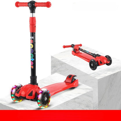 Junior Rider 3-Wheel Kids Scooter – Red & Pink