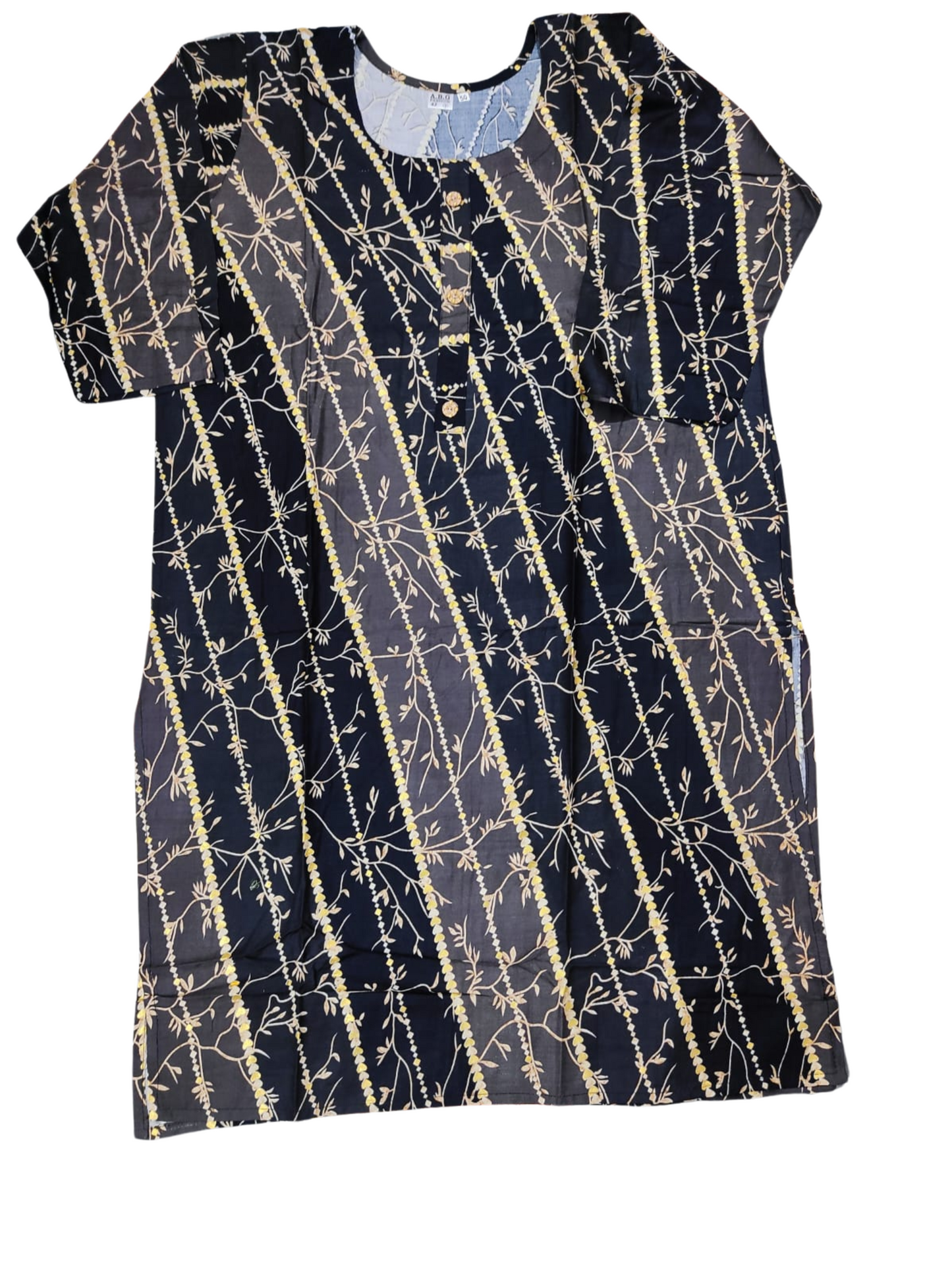 Women’s / Ladies Printed Kurtis – with Button Design