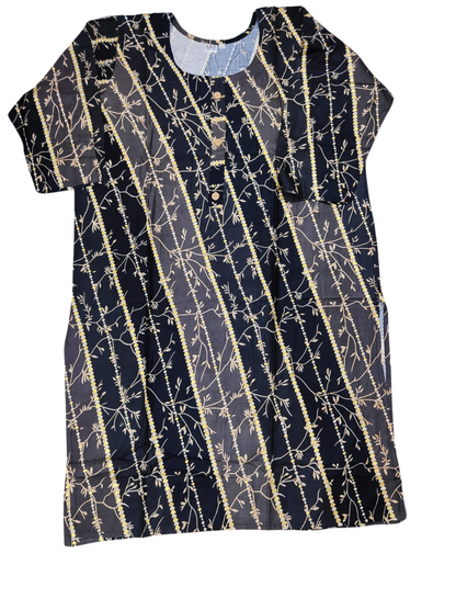 Women’s / Ladies Printed Kurtis – with Button Design