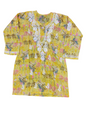 Floral Embroidered short Kurtis (Available in 4 Colors)
