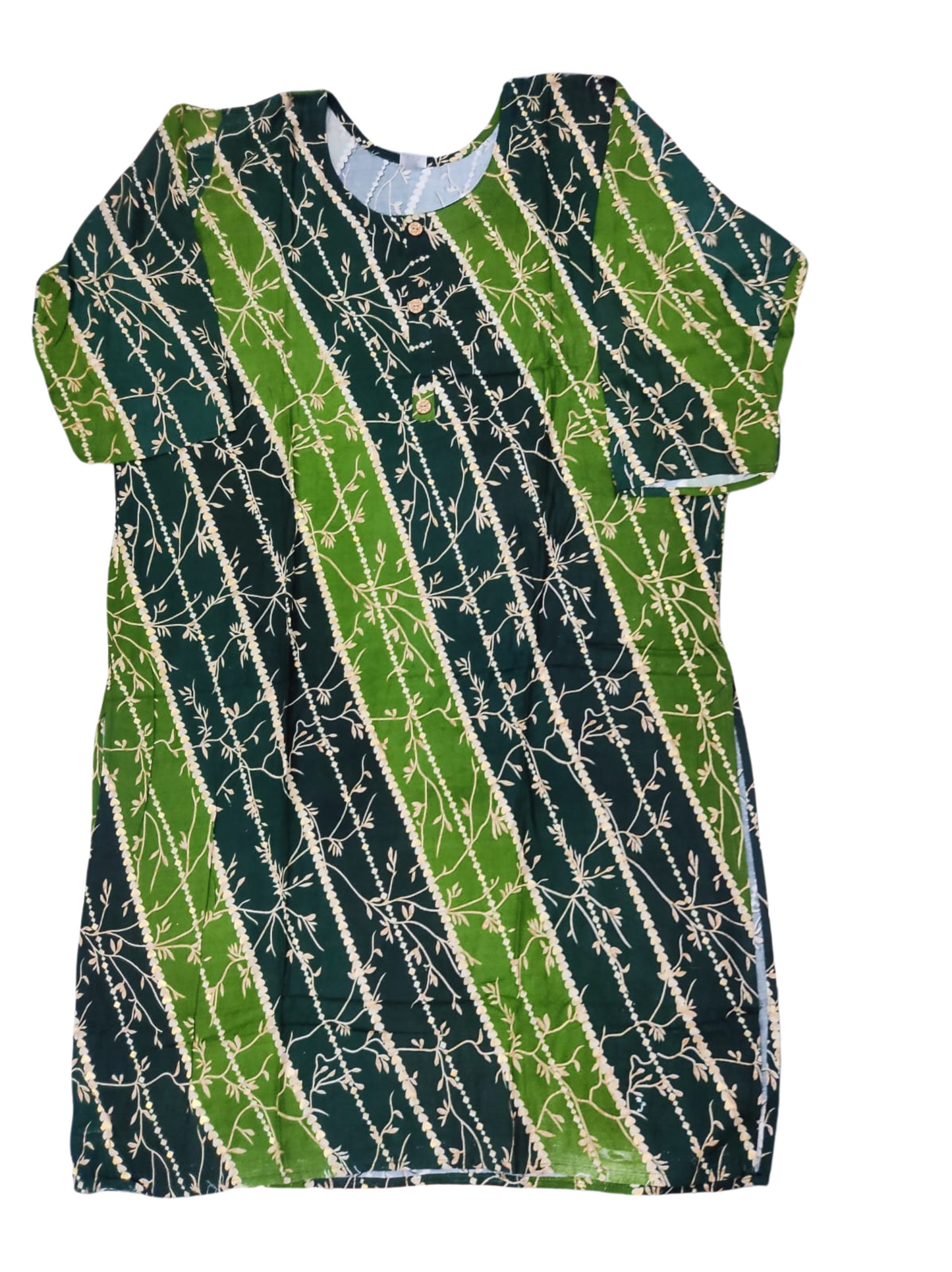 Women’s / Ladies Printed Kurtis – with Button Design