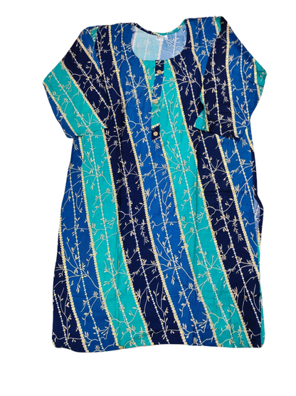 Women’s / Ladies Printed Kurtis – with Button Design