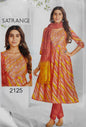 Satrangi Elegant Traditional Dress Featuring Vibrant Patterns