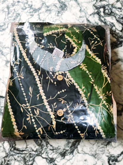 Women’s / Ladies Printed Kurtis – with Button Design